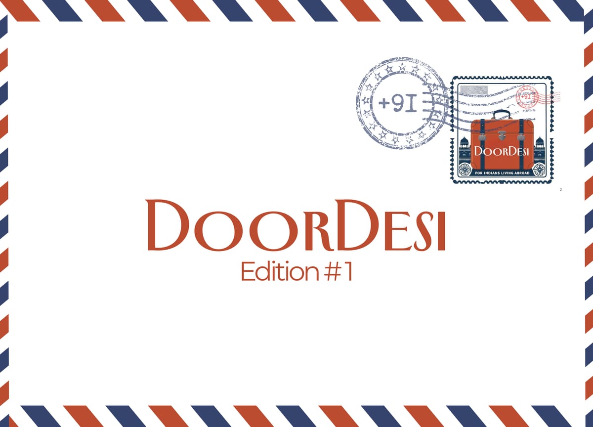 In honour, in hope and a hello from DoorDesi