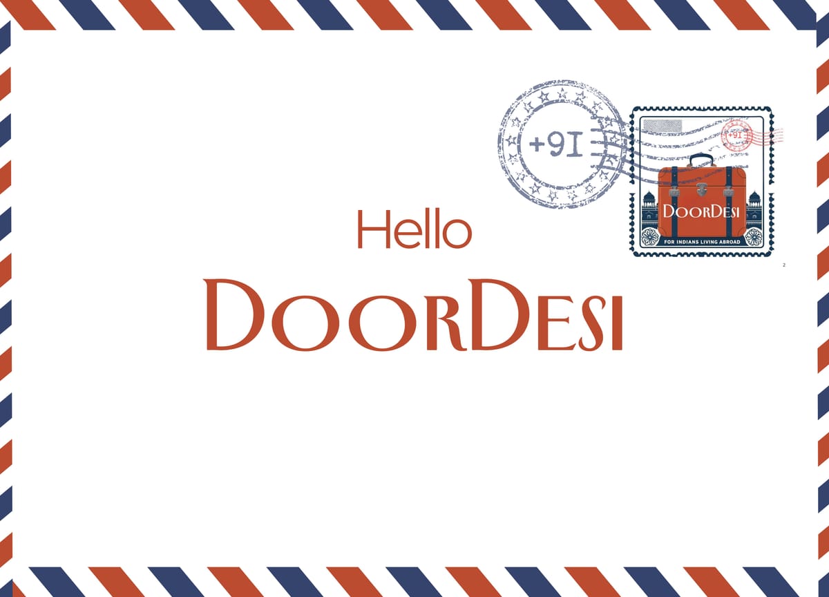 Welcome to DoorDesi